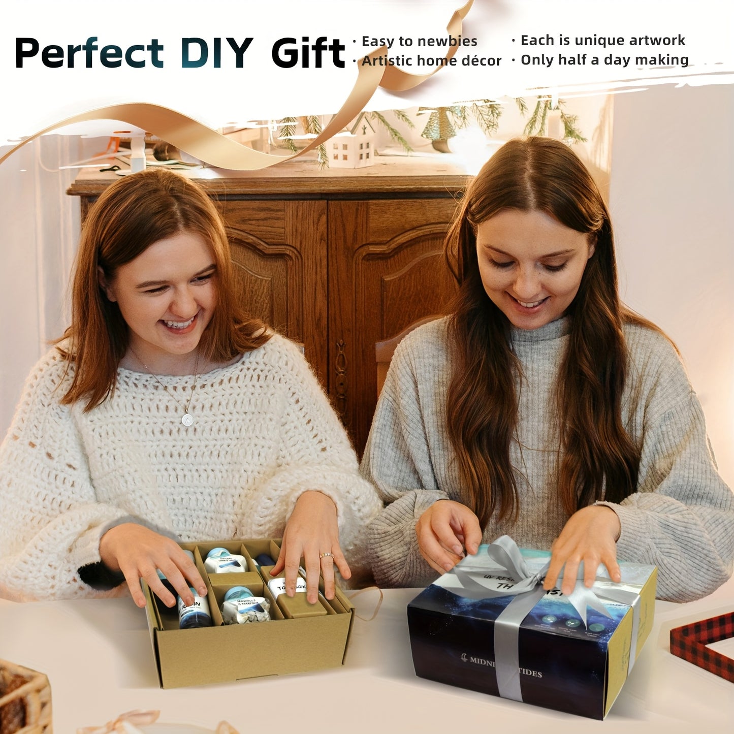 Crafts For Adults Women, Creative UV Resin Craft Kit For Beginners, Crafting Gifts For Women, Beach Lovers And Teens, DIY Projects Of Ocean Diorama Kit, Enjoying Art Therapy And Crafty Charm