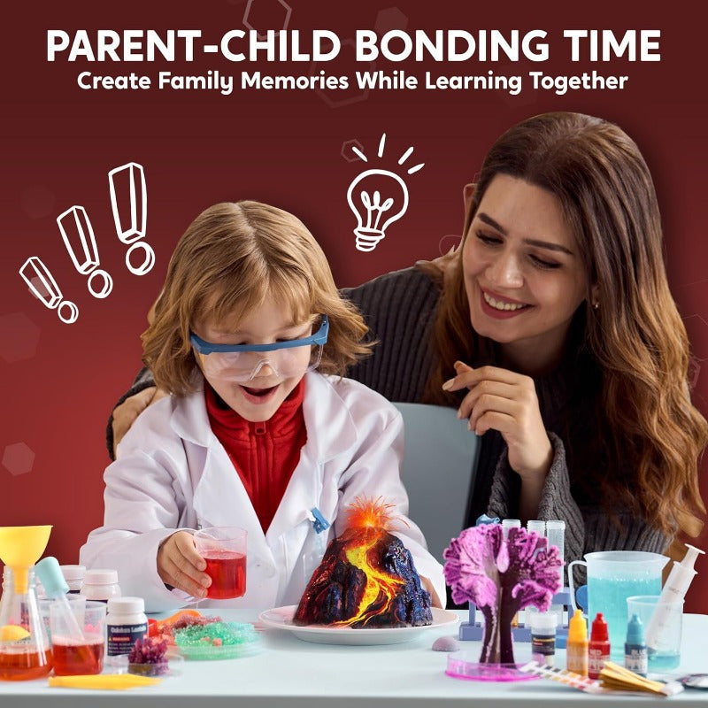 85+ Exciting Science Experiments Kit Toy for Kids: Synthetic Gemstone Digging, Crystal Growing Tree & STEM Lab Activities - Ultimate Educational Gift for Kids Ages 6-12 (Easter/Christmas/Birthday)