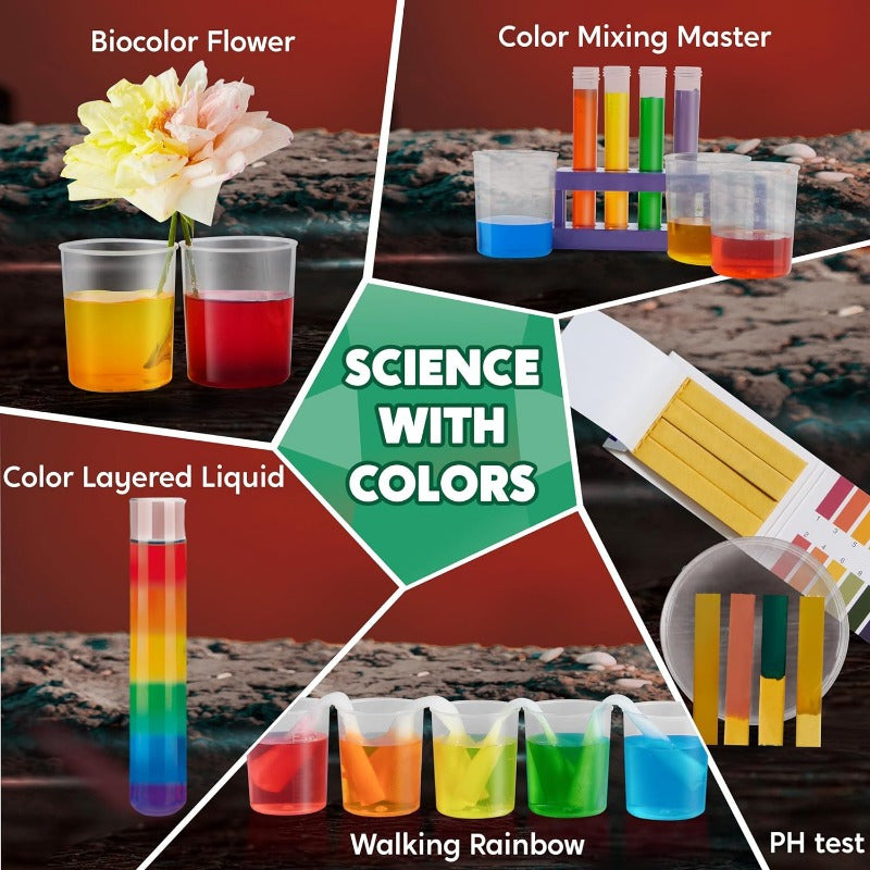 85+ Exciting Science Experiments Kit Toy for Kids: Synthetic Gemstone Digging, Crystal Growing Tree & STEM Lab Activities - Ultimate Educational Gift for Kids Ages 6-12 (Easter/Christmas/Birthday)