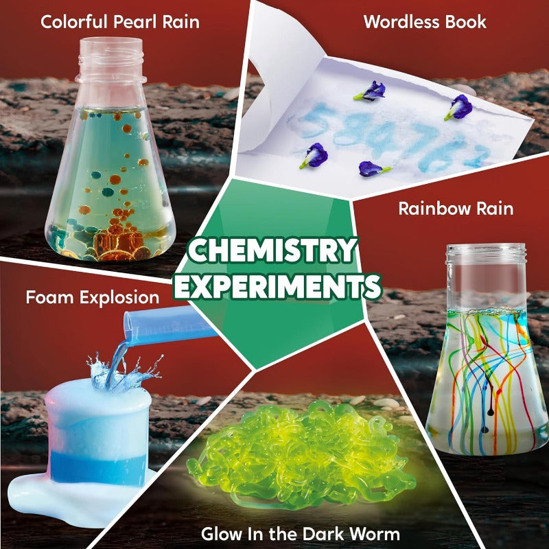 85+ Exciting Science Experiments Kit Toy for Kids: Synthetic Gemstone Digging, Crystal Growing Tree & STEM Lab Activities - Ultimate Educational Gift for Kids Ages 6-12 (Easter/Christmas/Birthday)