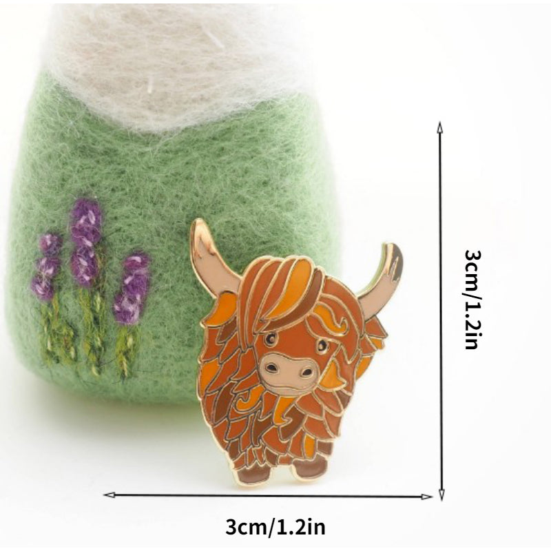 Fun and Fashionable Cute Animal Enamel Lapel Pin - Add Personality to Your Outfit