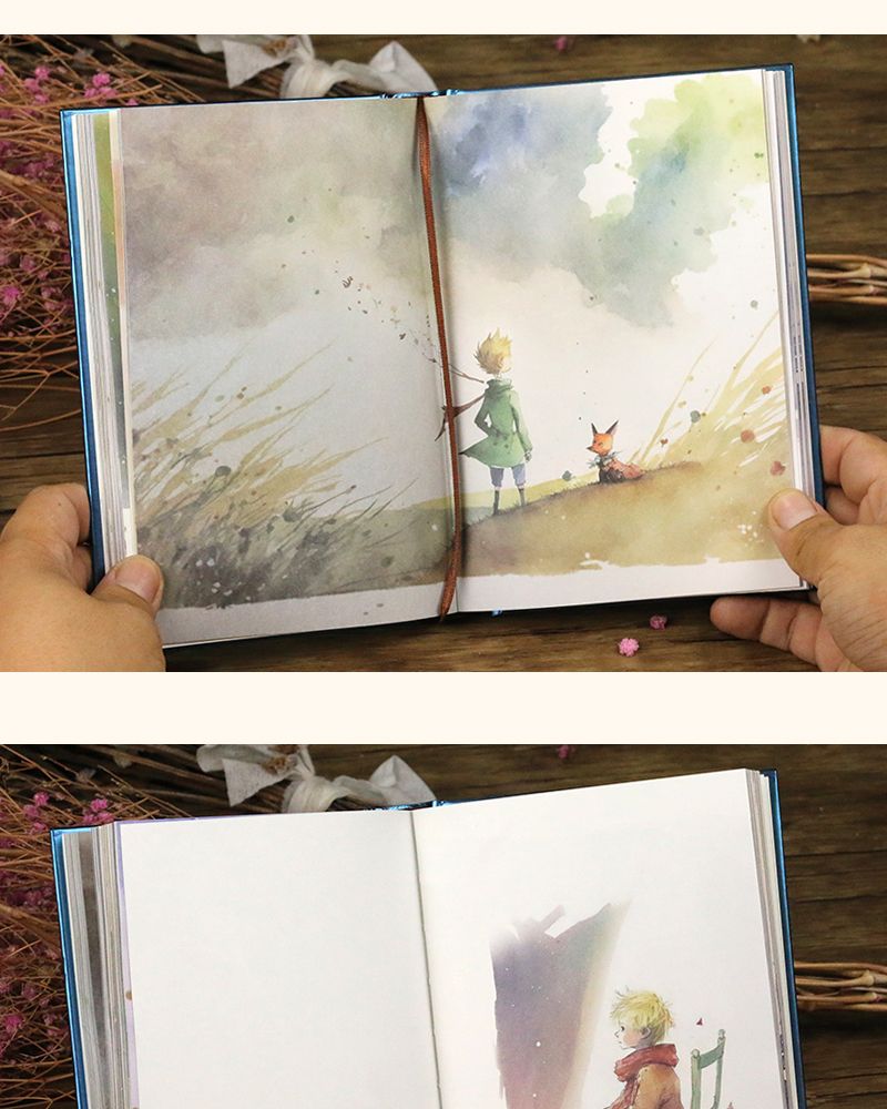 The Little Prince Guardian of Rose Sunset Appointment book Weekly Daily Schedule agenda A5 journal diary notebooks gift box set