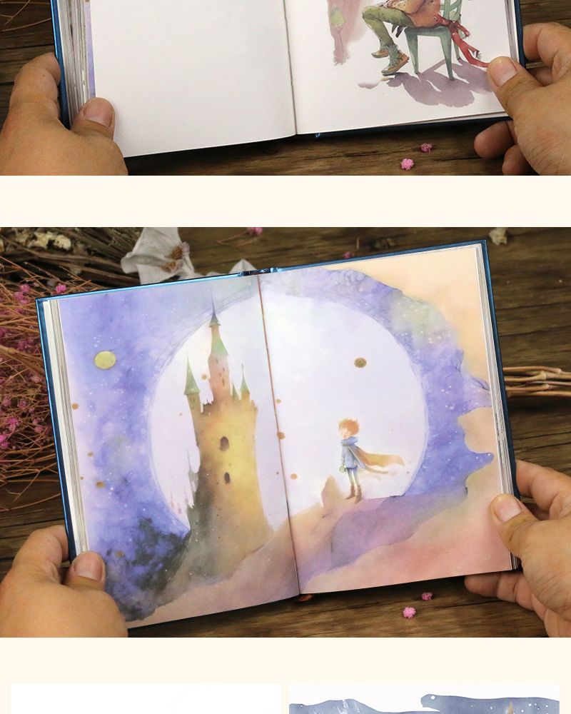 The Little Prince Guardian of Rose Sunset Appointment book Weekly Daily Schedule agenda A5 journal diary notebooks gift box set