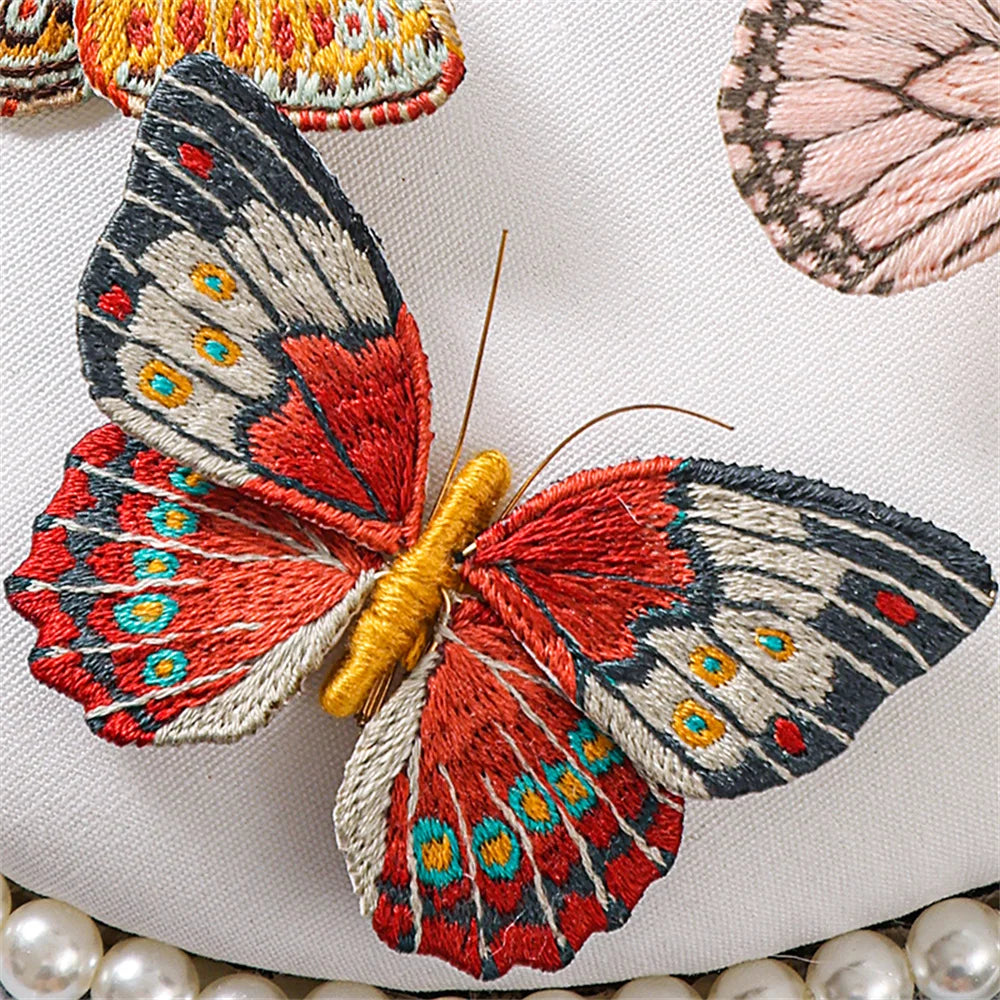 Starter Embroidery Kit Handmade Butterfly Diy Sewing Embroidered Kit With Hoop Embroideri Home Decor Needlework Cross-stitch Set