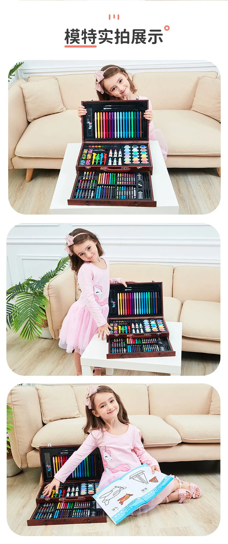 140pcs/Set Painting Drawing Art Set Paint Brushes Markers Watercolor Colour Pen Watercolor Pencils Art Supplies Kids Gift Anime