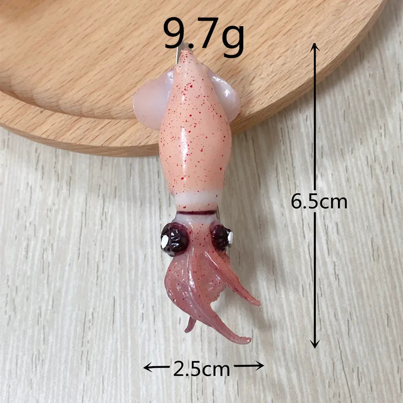 Net red hair clip simulation cowboy bone fillet small squid design model steak fun funny hair accessories card clip hoop