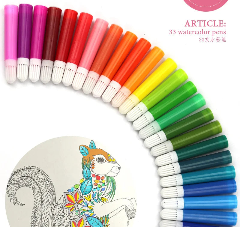 Art Painting Set 145/150/168/208 PCS Water Color Pen Crayon Oil Pastel Colored Pencil Drawing Stationery Gift Kit For Children