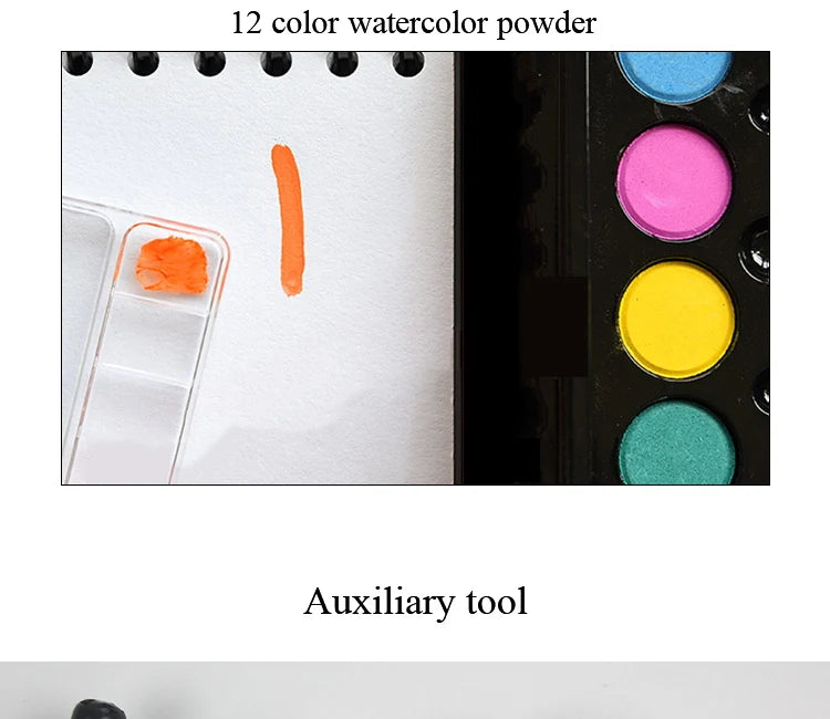 Art Painting Set 145/150/168/208 PCS Water Color Pen Crayon Oil Pastel Colored Pencil Drawing Stationery Gift Kit For Children