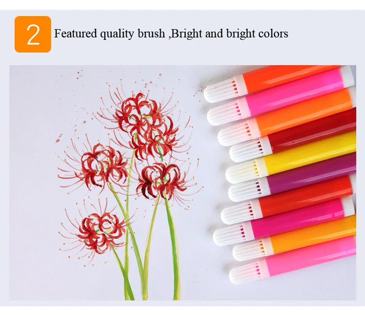 Art Painting Set 145/150/168/208 PCS Water Color Pen Crayon Oil Pastel Colored Pencil Drawing Stationery Gift Kit For Children