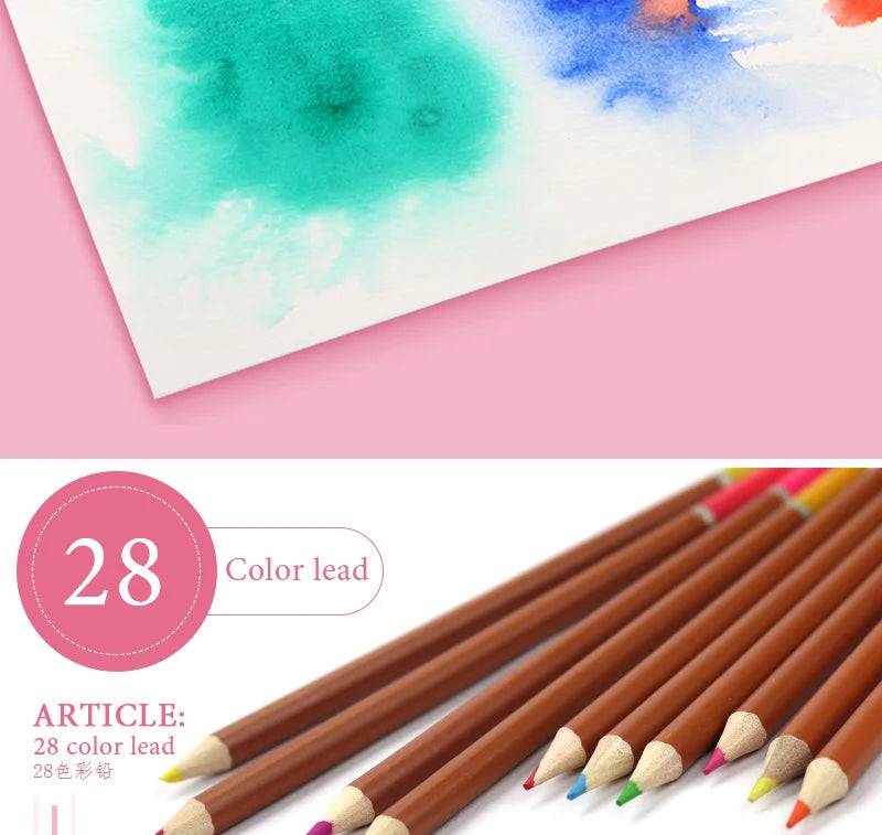 Art Painting Set 145/150/168/208 PCS Water Color Pen Crayon Oil Pastel Colored Pencil Drawing Stationery Gift Kit For Children