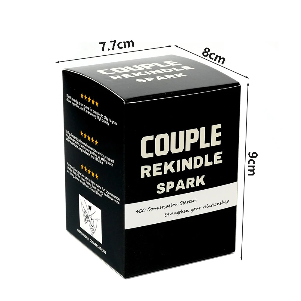 Couple Rekindle Spark Couples Games Conversation Starters for Romantic Married Couples Date Night Deep Conversation Card Game Valentines Gift