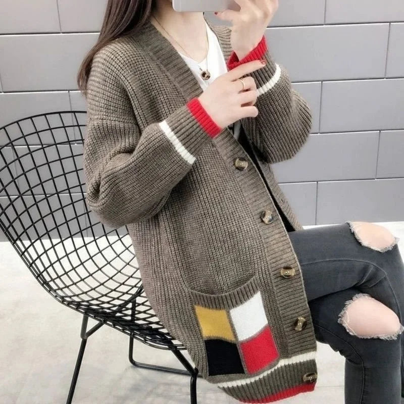 Cashmere Tops Cardigans Woman Fashion Aesthetic Luxury Designer Korean Vintage Winter 2024 Trend Sweaters Cardigan for Women New