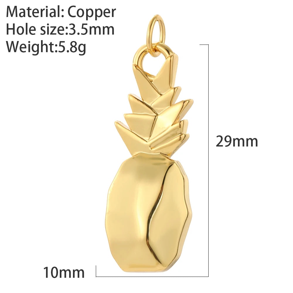 Origami Bird Lion Dog Dove Elephant Butterfly Charms for Jewelry Making Supplies Gold Color Dijes Diy Bracelet Earring Necklace