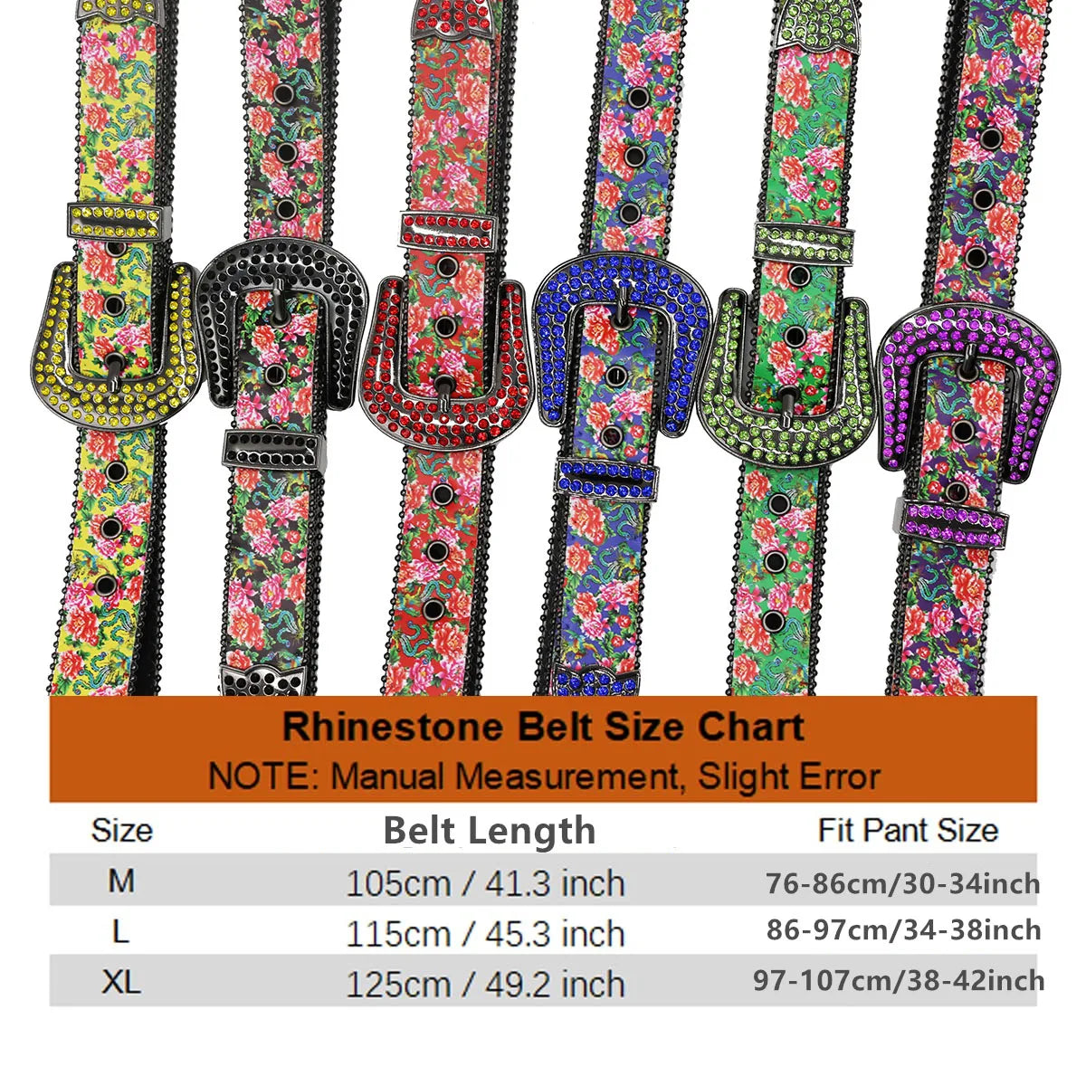 Printing  Rhinestone Western Belt Fashion Luxury Studded Belts for Men Strap Diamond White Belts Cowgirl Cowboy For Jeans