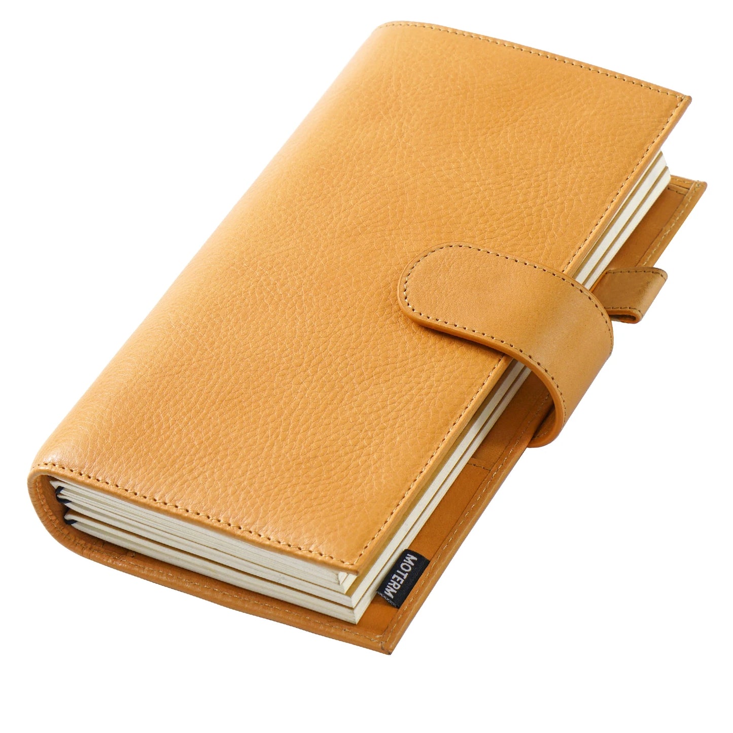 Moterm Travel Notebook Journal Companion Standard Planner Vegetable Tanned Leather Genuine Cowhide Organizer Diary