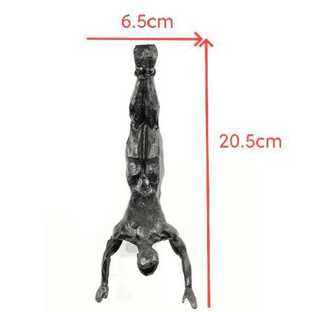 Athlete Rock Climbing Man Resin Background Wall Hanging Decoration Sculpture Statue Figures Present Decor Retro New 2023