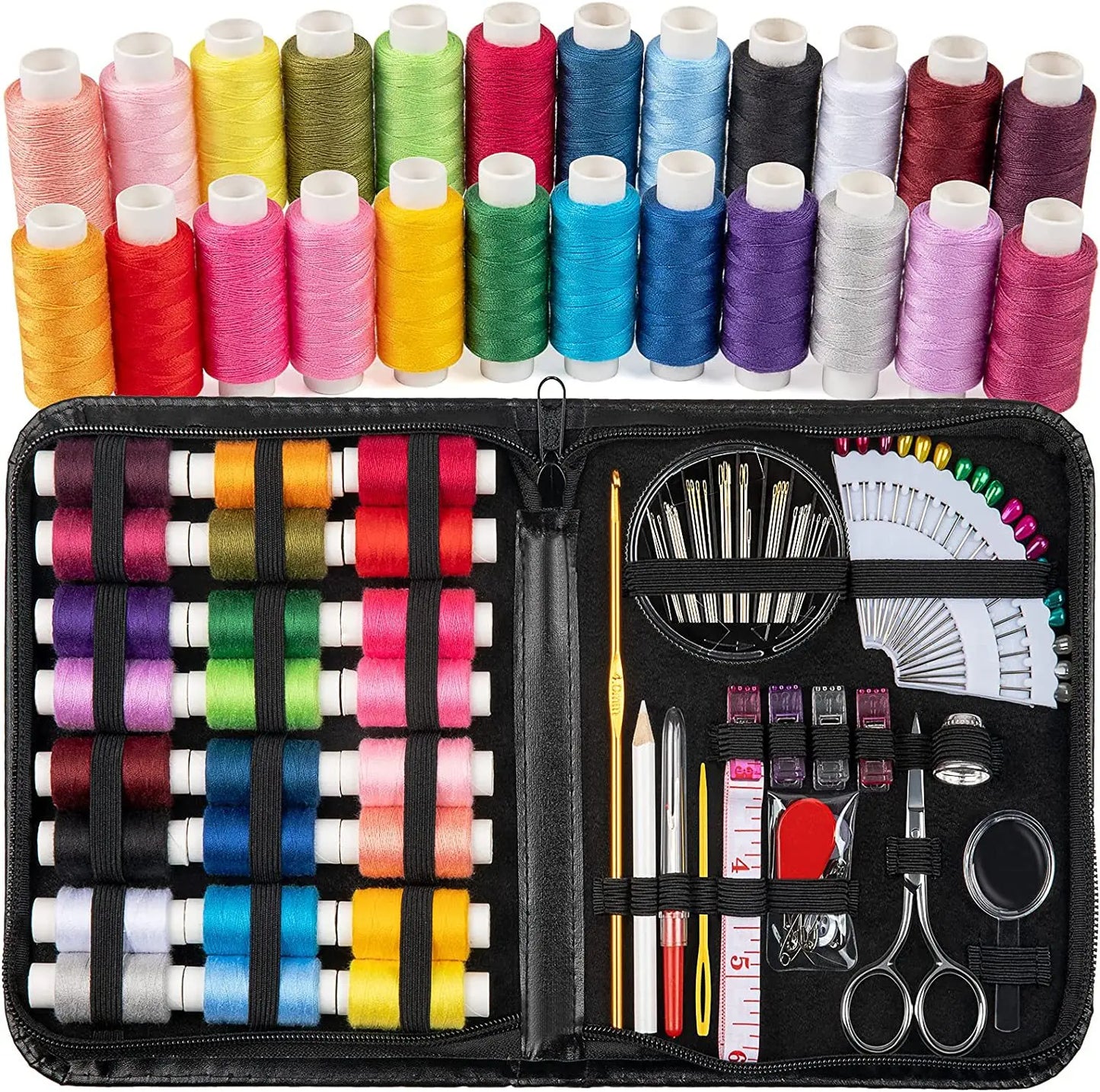 Sewing Kits DIY Multi-function Sewing Box Set for Hand Quilting Stitching Embroidery Thread Sewing Accessories Kits