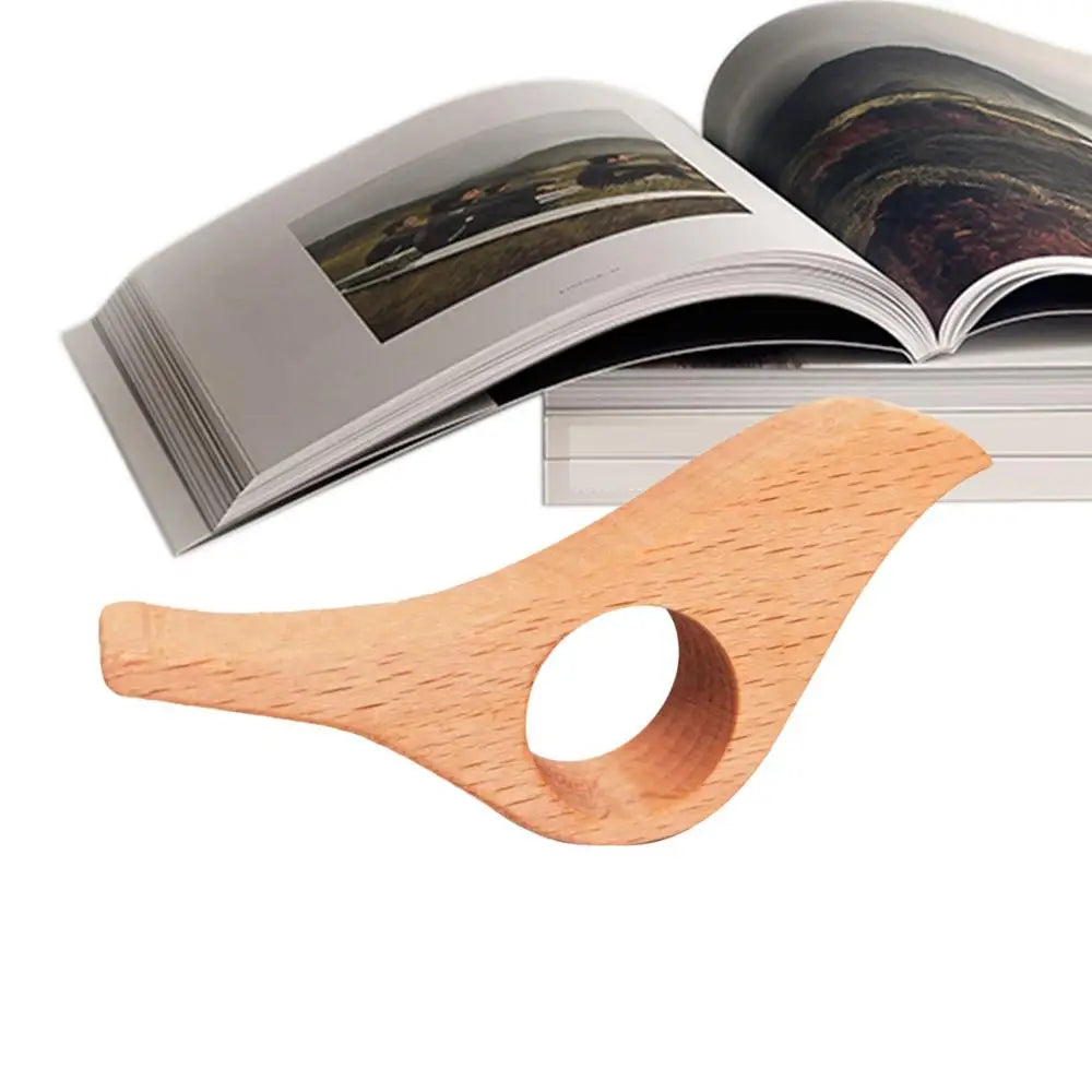 1pcs Wooden Thumb Book Support Bird Shape Page Holder Reading Auxiliary Tools Convenient Bookmark School Student Supplie