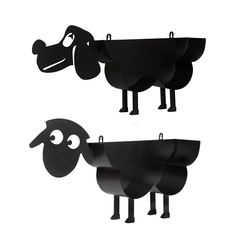 Sheep/Puppy Decor Toilet Paper Holder Free Standing Bathroom Tissue Storage Rack Toilet Roll Holder Paper Bathroom Iron Storage