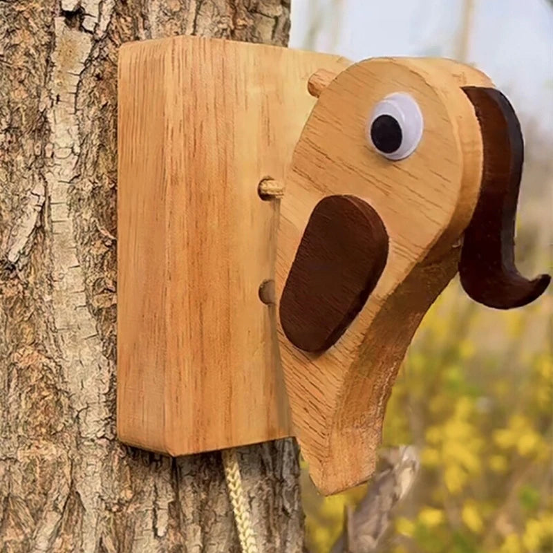 Wooden Woodpecker Doorbell Entrance Wireless Door Bell Creative woodpecker Shaped Doorbell Door Bell Decor Home Decoration