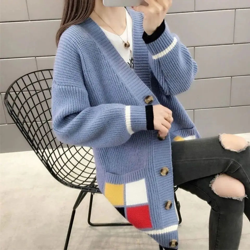 Cashmere Tops Cardigans Woman Fashion Aesthetic Luxury Designer Korean Vintage Winter 2024 Trend Sweaters Cardigan for Women New