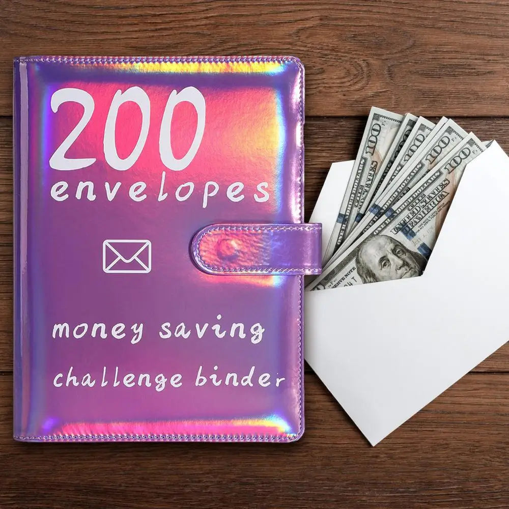 200 Envelopes Money Saving Challenge Budget Book Money Envelopes For Cash Budget Book Cash Envelopes Budget Binder