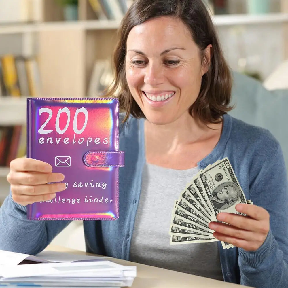 200 Envelopes Money Saving Challenge Budget Book Money Envelopes For Cash Budget Book Cash Envelopes Budget Binder