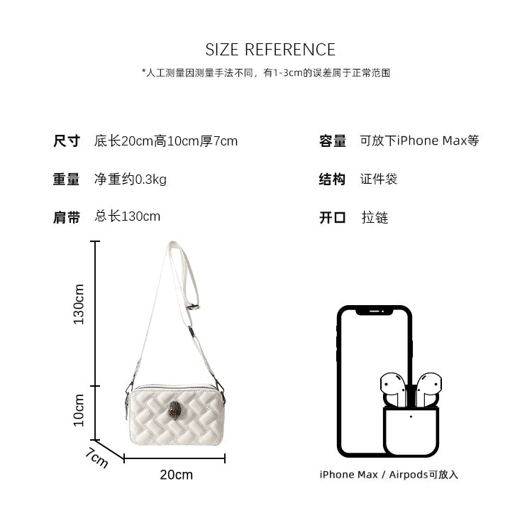 Tassel Small Messenger Bag for Women 2024 Trend Lingge Embroidery Camera Female Shoulder Bag Fashion Chain Ladies Crossbody Bags