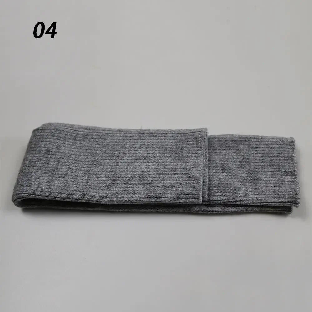 Sparsil Women Cashmere Fingerless Glove Elastic Knit Warm Elbow Mittens Fake Cuff Cosplay Party Guante Fashion Arm Sleeve Warmer