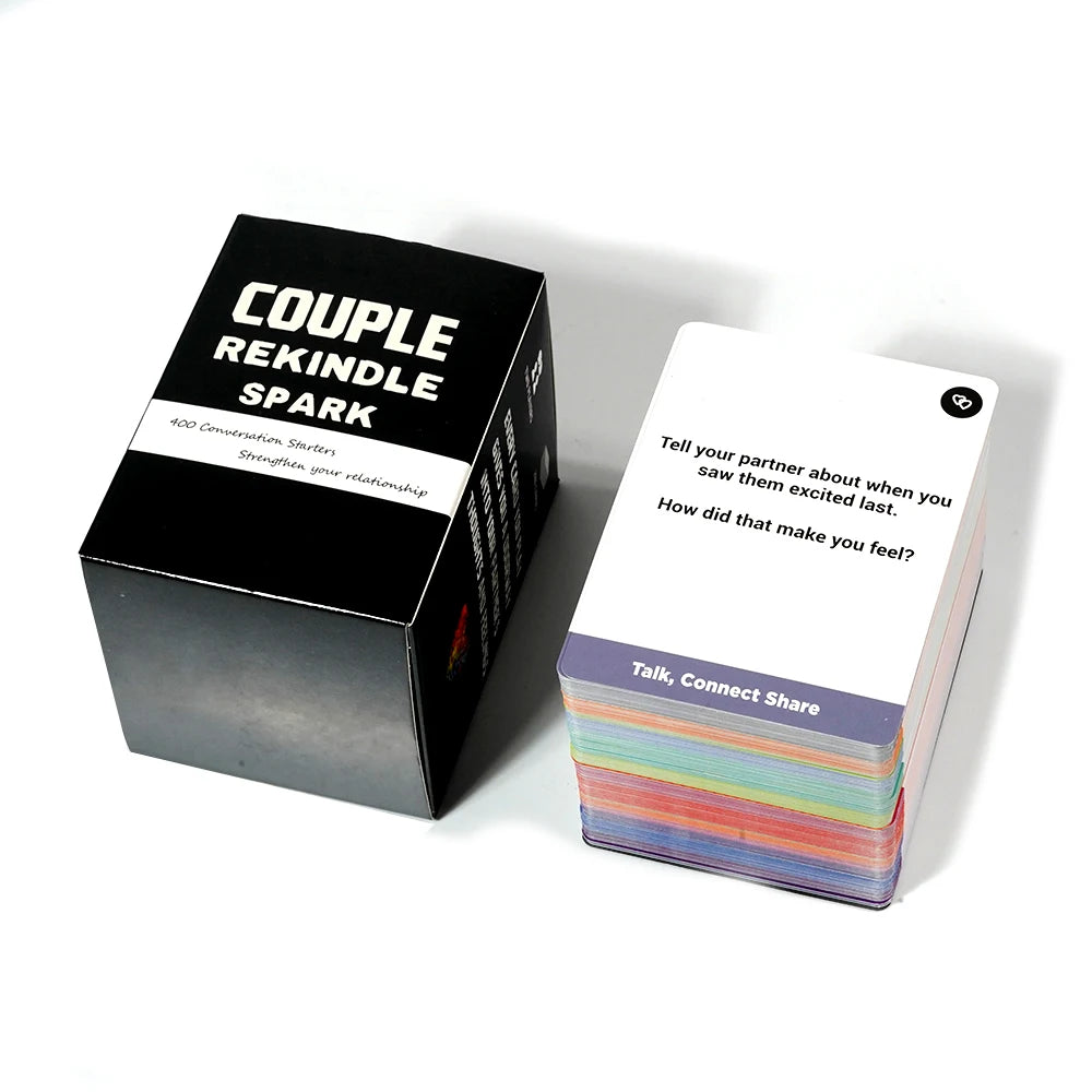 Couple Rekindle Spark Couples Games Conversation Starters for Romantic Married Couples Date Night Deep Conversation Card Game Valentines Gift