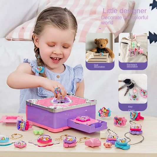 Variety Magic Book Toys 3D Magic DIY Sticker Machine Creative Children's Handmade Gift Box Set Toys for Girls Kids Craft kit