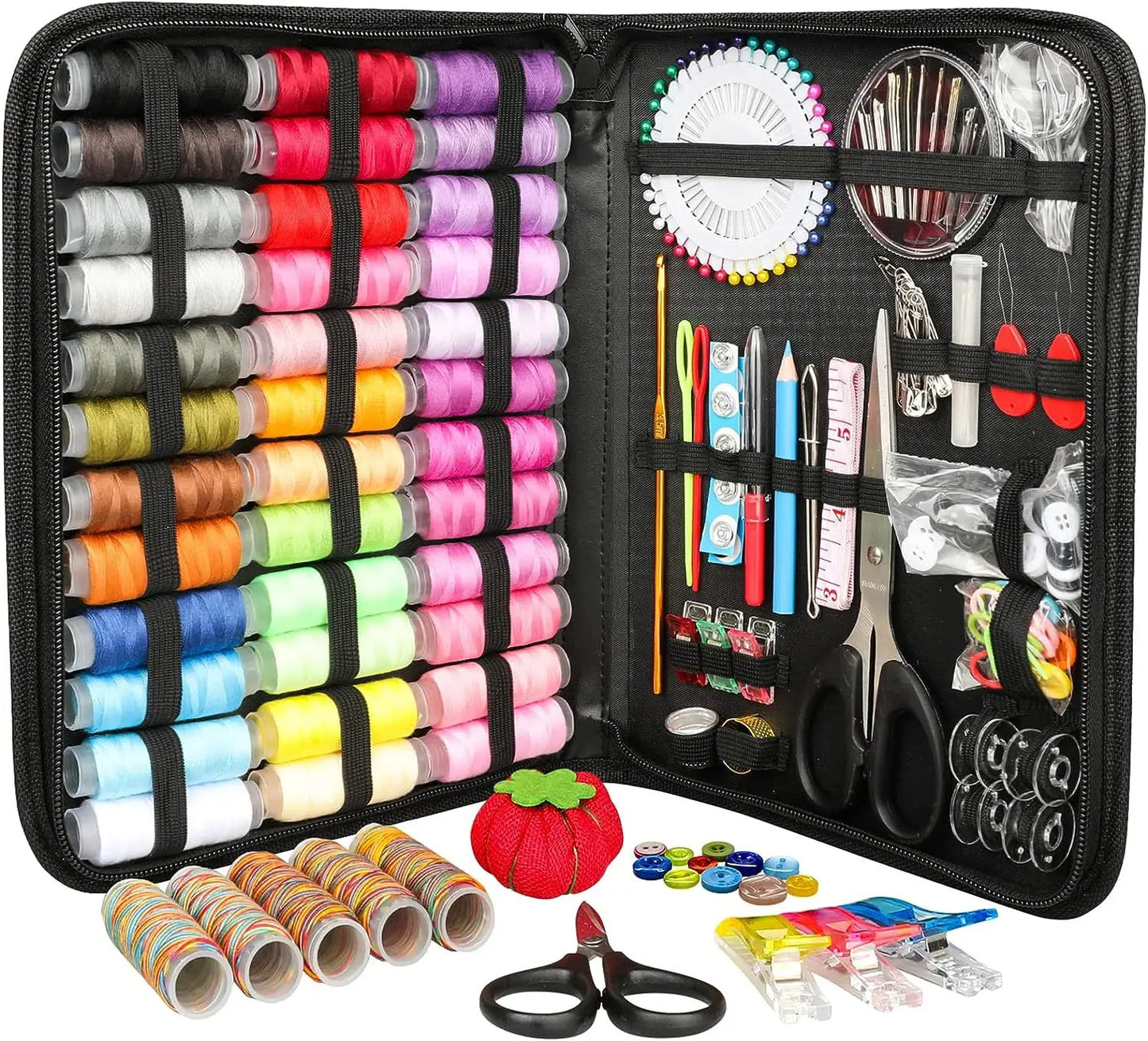 Sewing Kits DIY Multi-function Sewing Box Set for Hand Quilting Stitching Embroidery Thread Sewing Accessories Kits