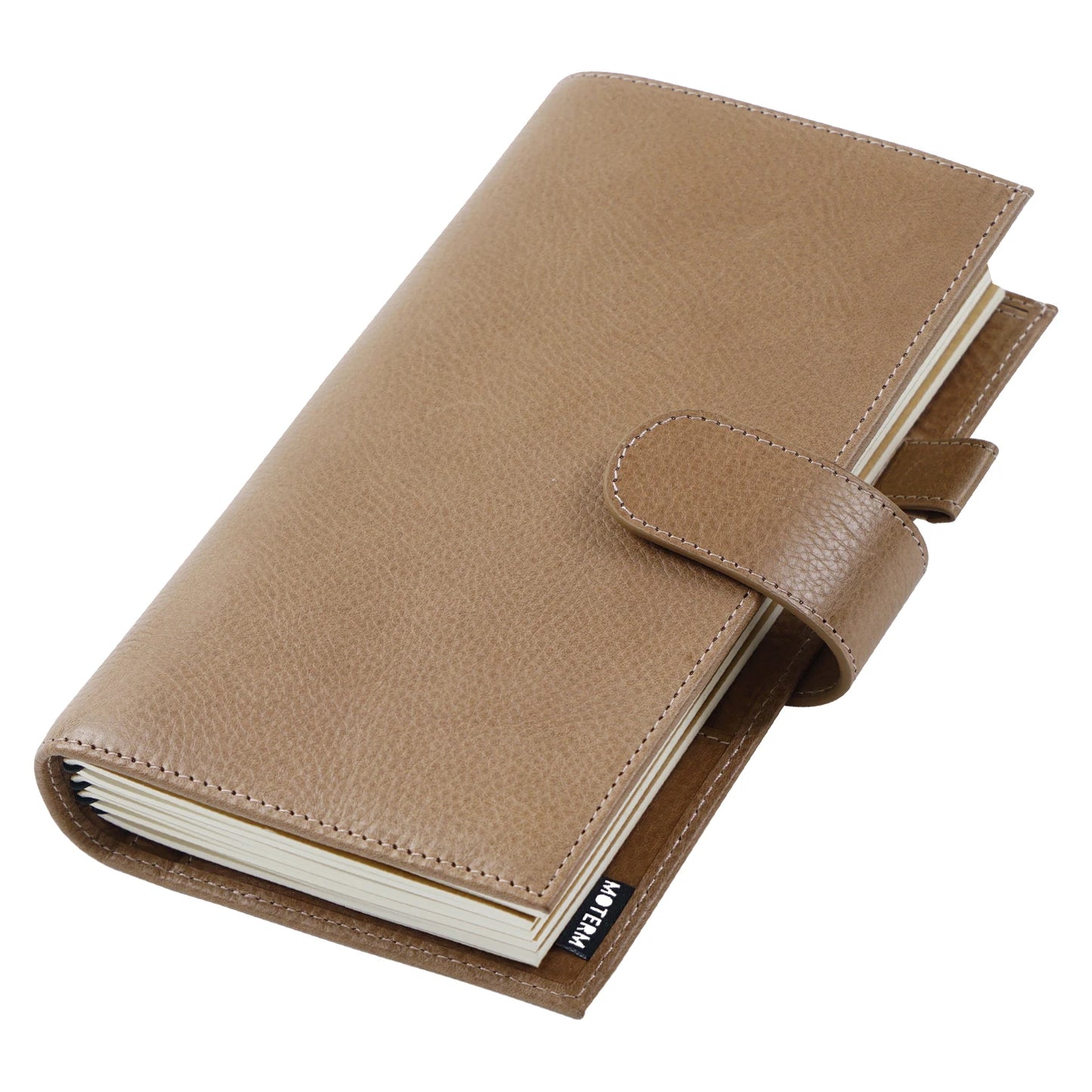 Moterm Travel Notebook Journal Companion Standard Planner Vegetable Tanned Leather Genuine Cowhide Organizer Diary