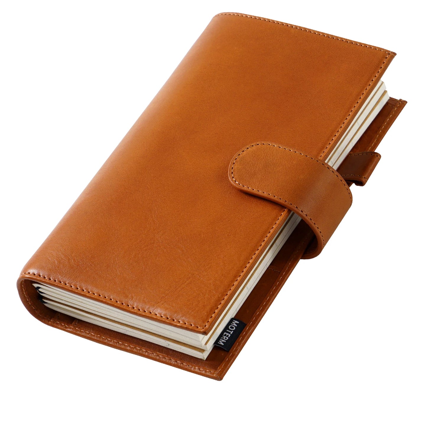 Moterm Travel Notebook Journal Companion Standard Planner Vegetable Tanned Leather Genuine Cowhide Organizer Diary