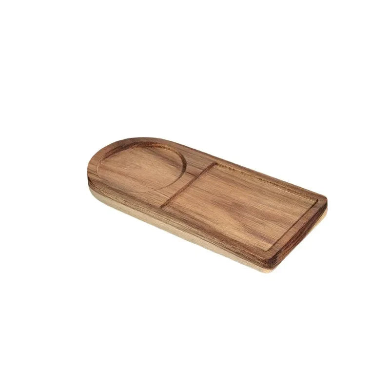 Bread cutlery wooden tray retro pastry dessert afternoon tea snack  tea tray suitable for home kitchen decoration accessories