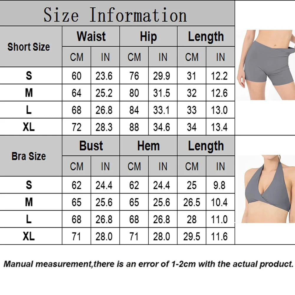 2PCS Yoga Set Women Gym Shorts Tracksuit Workout Clothes Hip Lifting Sport Suit Female Sports Bra Fitness Shorts Sportwear