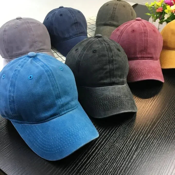 Pure Color Dad Hats Retro Cool Women's Hat Sun Visor Stetson Disc Golf Baskets Throw Sport Peaked Cap