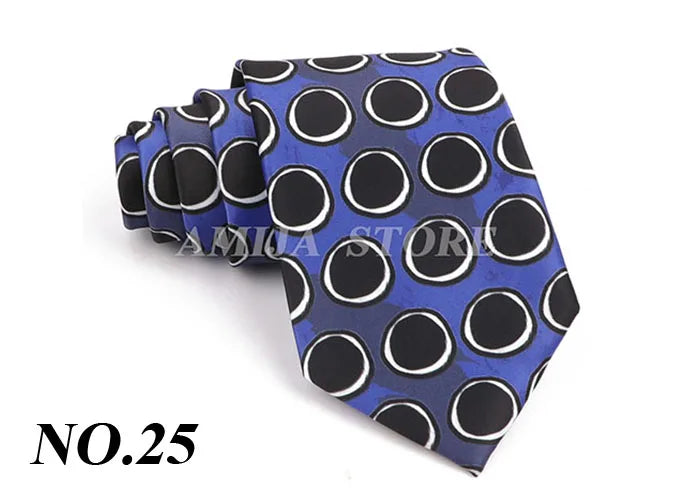 Vintage Imitation Silk Ties Men's Fashion 8cm Graffiti Painting Floral Necktie For Men Wedding Business Soft Printing Tie Wed Gi