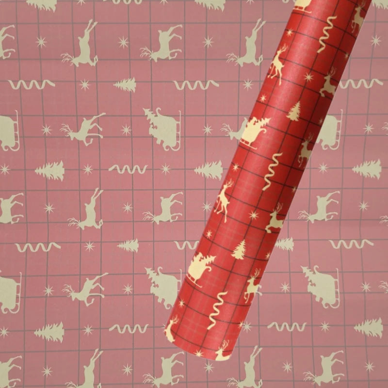 Fold Retro Kraft Gift Wrapping Paper Worldmap Christmas Gift Paper Newspaper Craft Valentine's Day Birthday Gift RegularPaper Valentines Gift