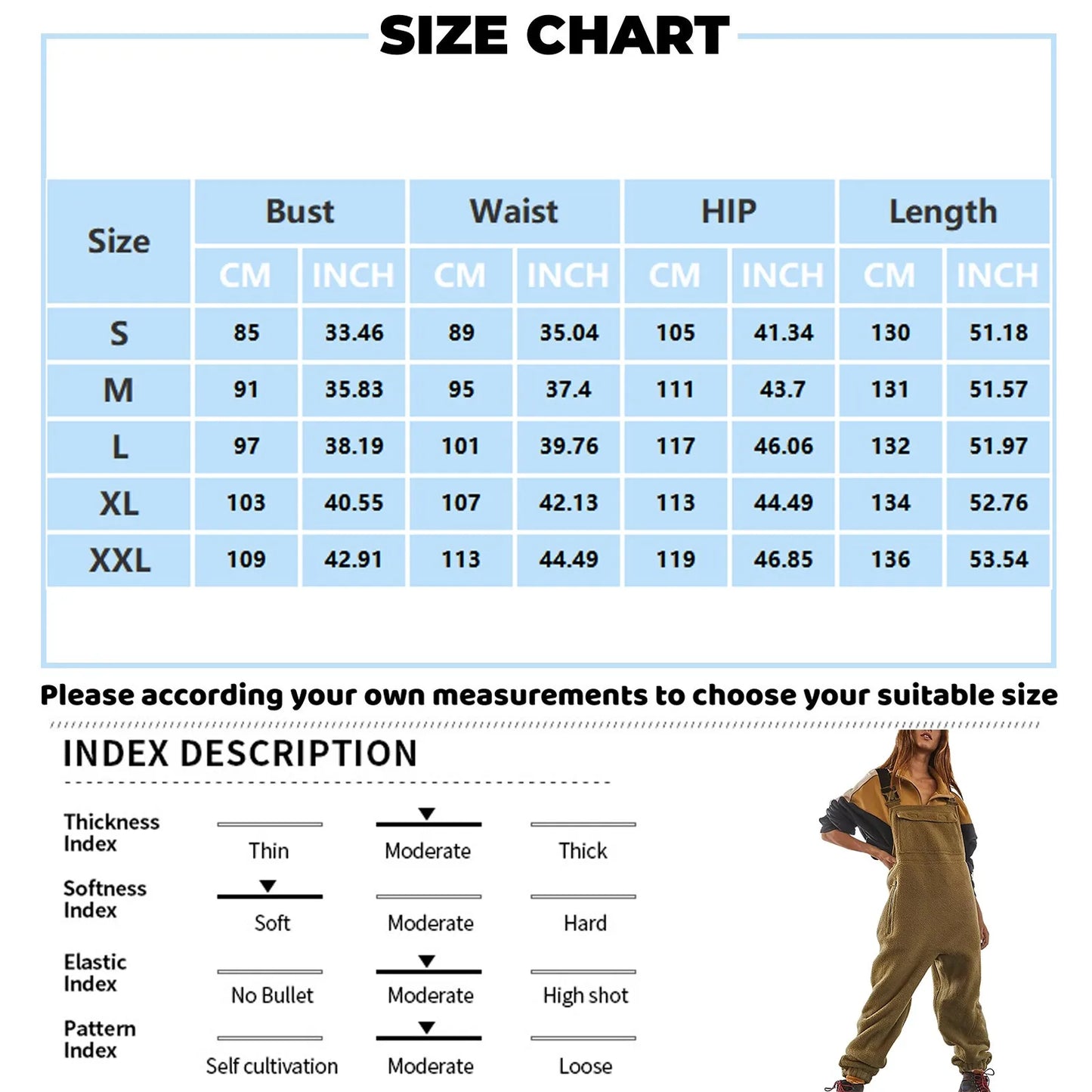 Women's Jumpsuits One-piece Bibs Jumpsuits Adjustable Suspender Straps Warm Winter Fuzzy Ski Pants