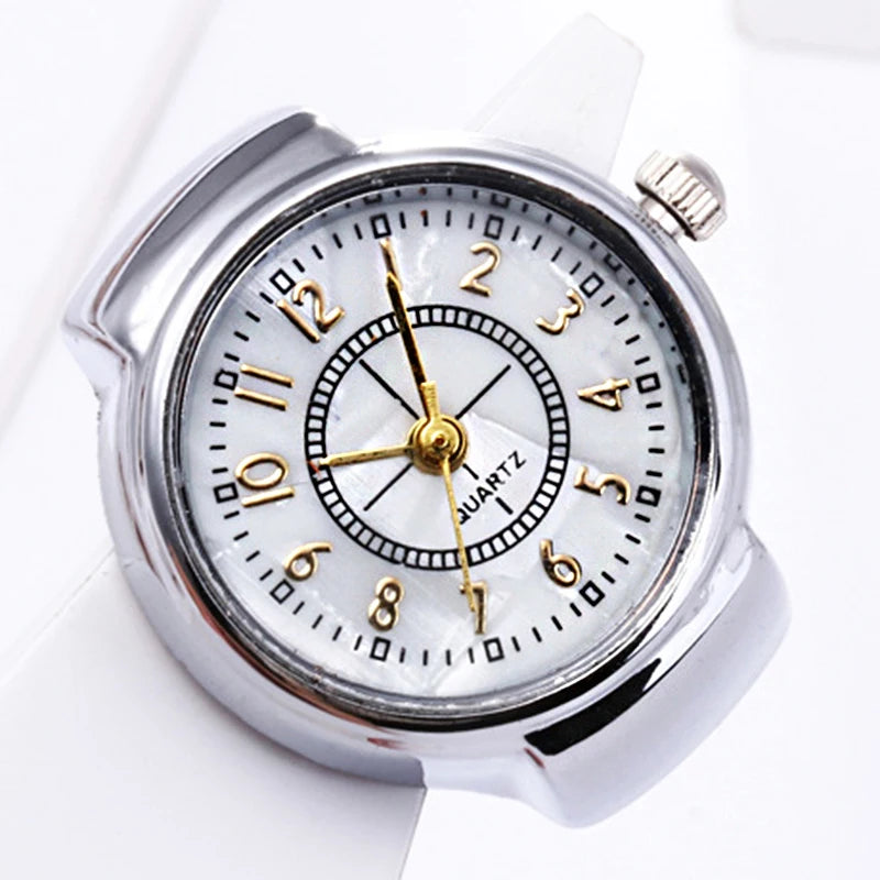 Rings Finger Watches Fashion Party Quartz Watches Unisex Couple Rings Jewelry Gift Real