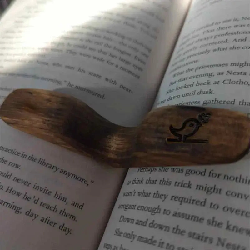 Unique Handmade Thumb Book Page Holder Book Expander Thumb Bookmark Wood Page Spreader BookSupport Office Worker Reading Book