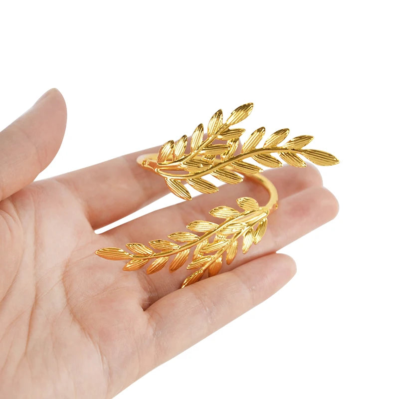 6Pcs Gold Wheat Napkin Rings Leaf Napkin Holder For Thanksgiving Wedding Home Kitchen Dinnig Table Decorations