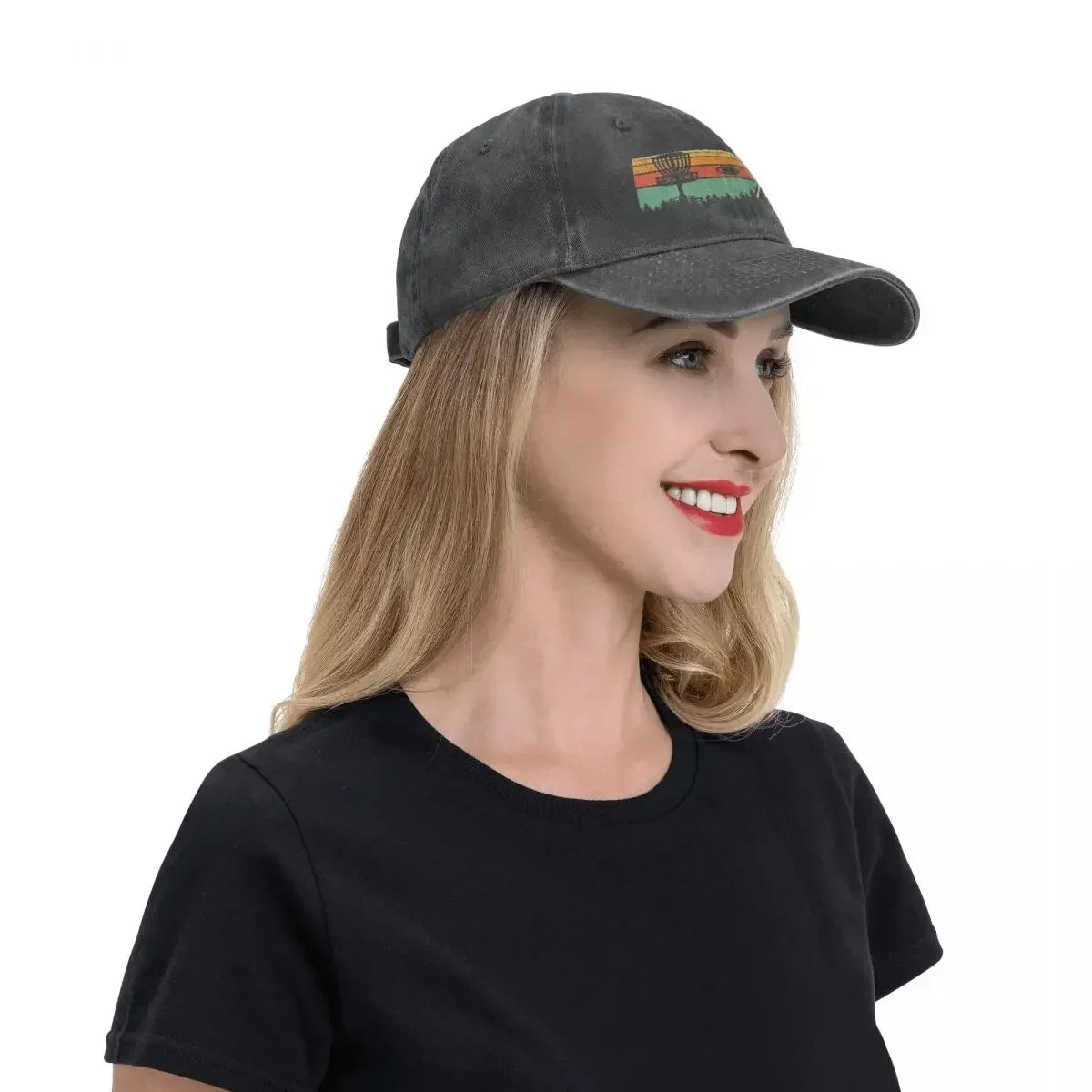 Pure Color Dad Hats Retro Cool Women's Hat Sun Visor Stetson Disc Golf Baskets Throw Sport Peaked Cap