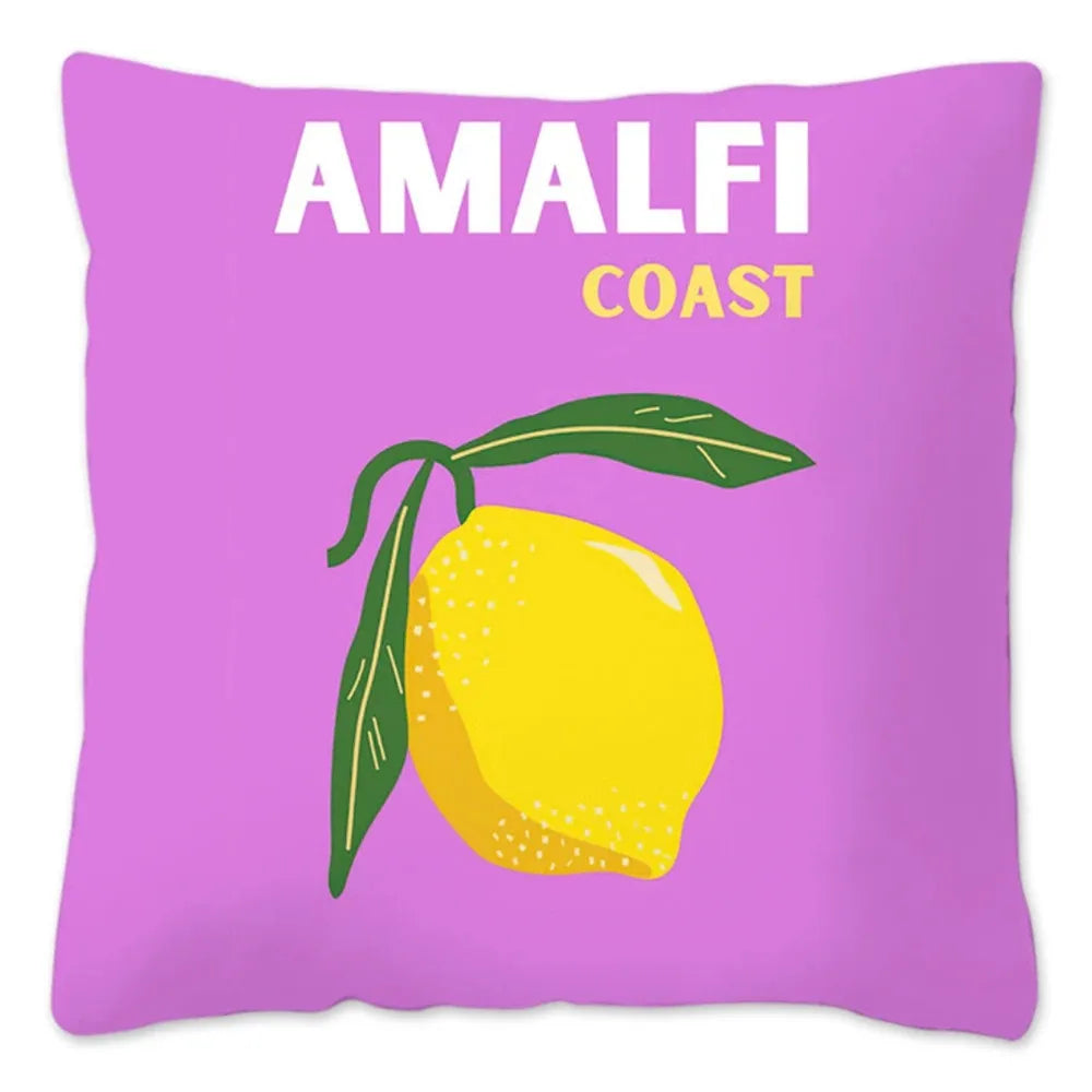 Luxury Home Decor Pillow Cover Abstract Lemon Cartoon Office Sofa Car Cushion Cover