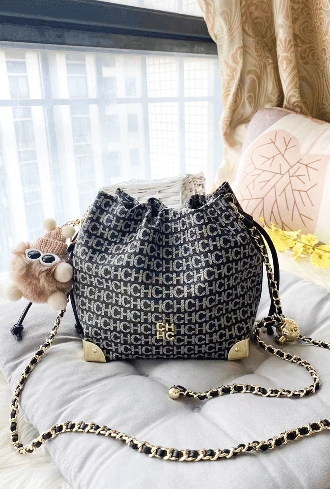 CH Fashion Bucket Bag Design Sense Hundred Brand Elegant Crossbody Women's Bag Letter Design Women's Bag With Shopping