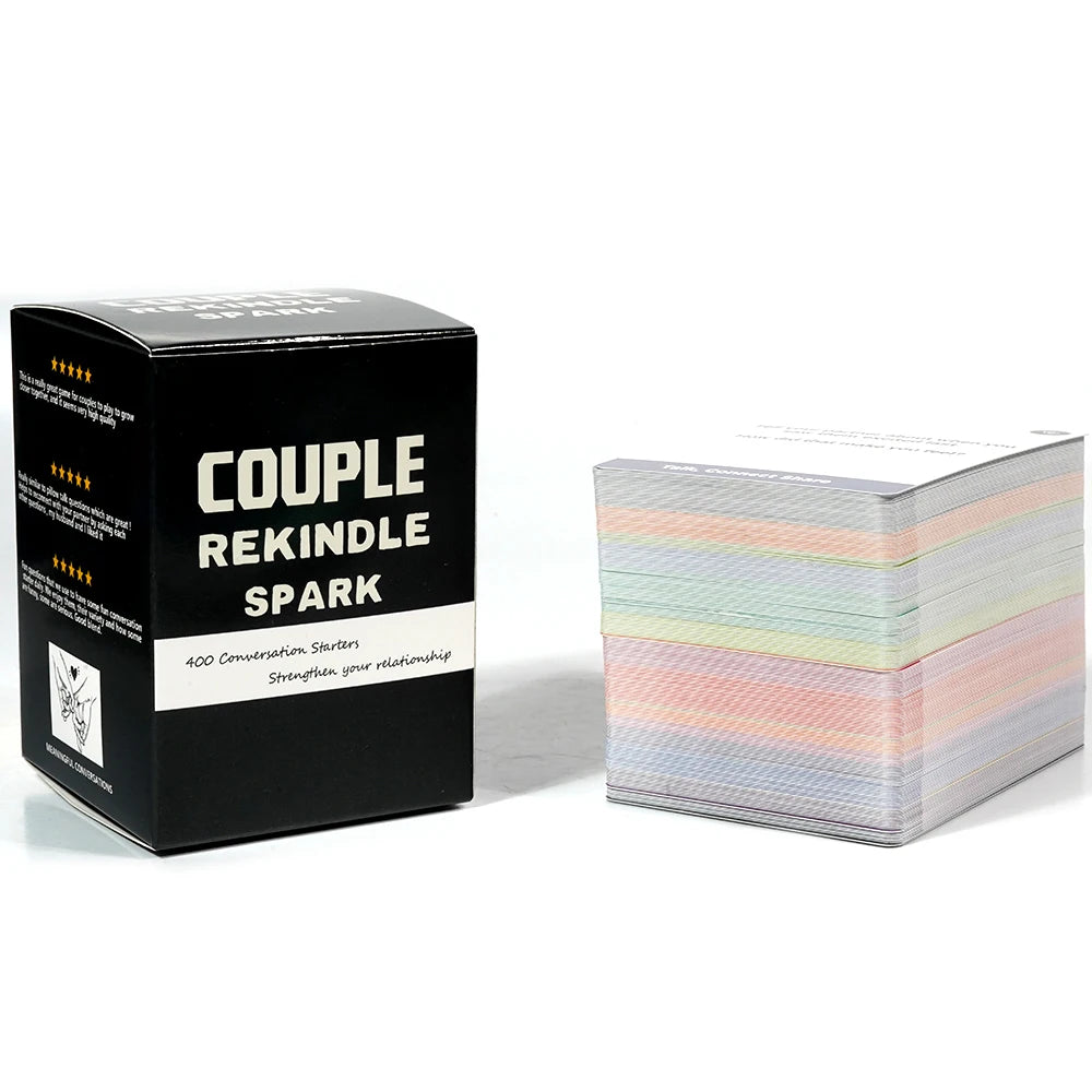 Couple Rekindle Spark Couples Games Conversation Starters for Romantic Married Couples Date Night Deep Conversation Card Game Valentines Gift