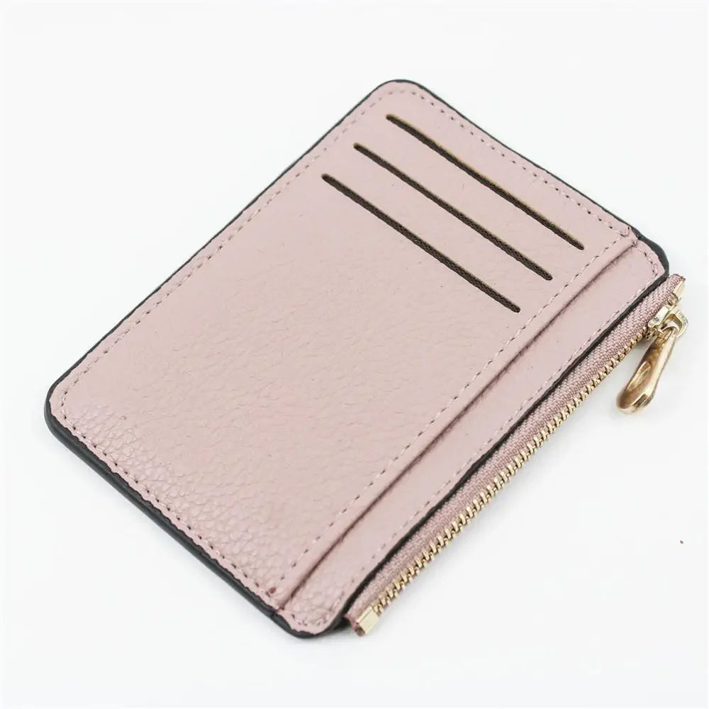 Long Crocodile Print Money Clip Men Multicard Slot Pu Leather Card Case Travel Document Organization Solid Color Women'S Wallet