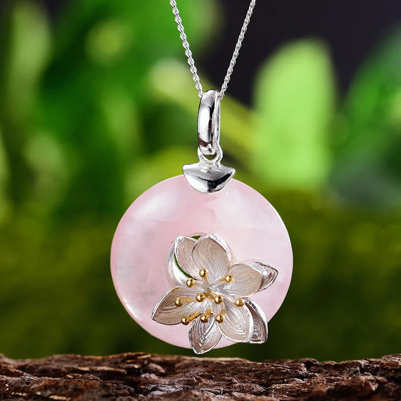 Lotus Fun Real 925 Sterling Silver Handmade Great Jewelry Creative Pendant without Necklace For Women Gifts Dropship Wholesale