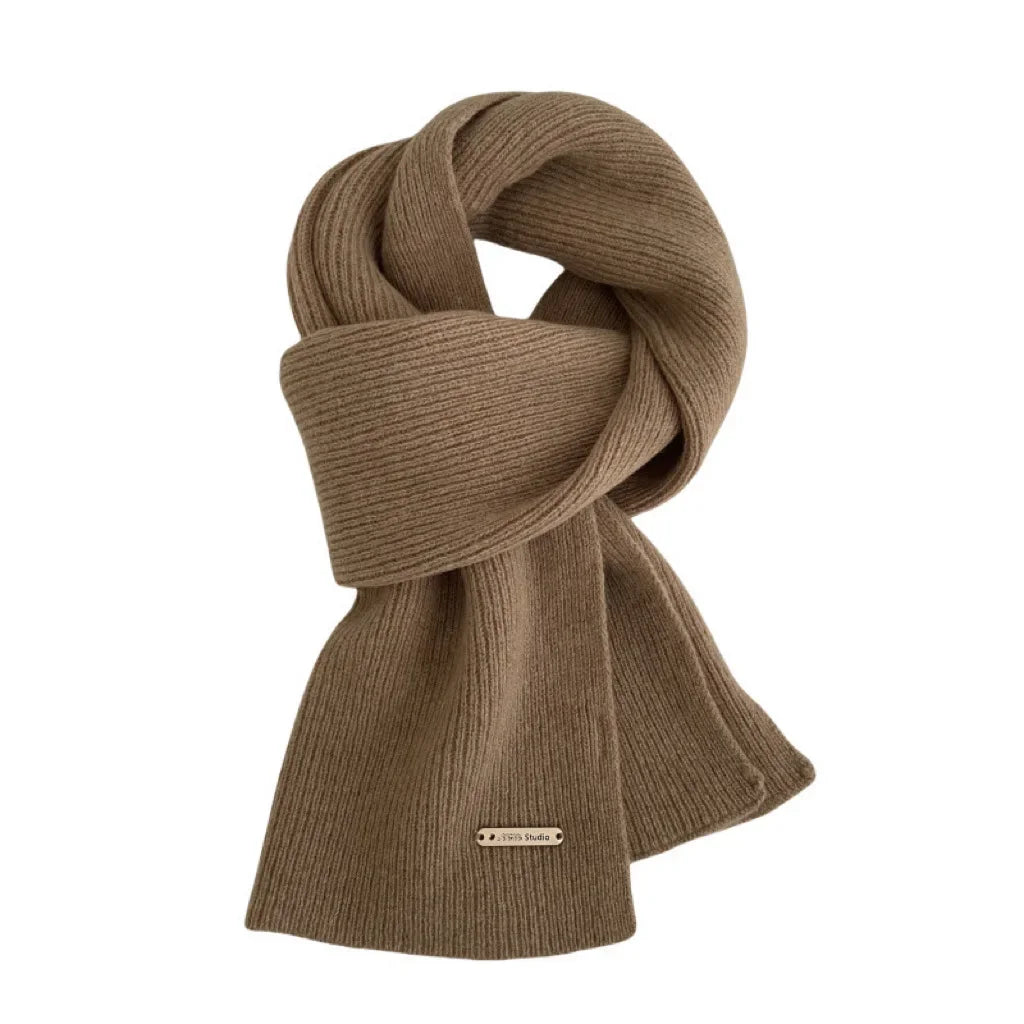 Women Cashmere Blend Scarf Women Winter Warm Thicken Luxury Solid Color Shawl Wraps Female Warm Thick Wool Neckerchief Blanket